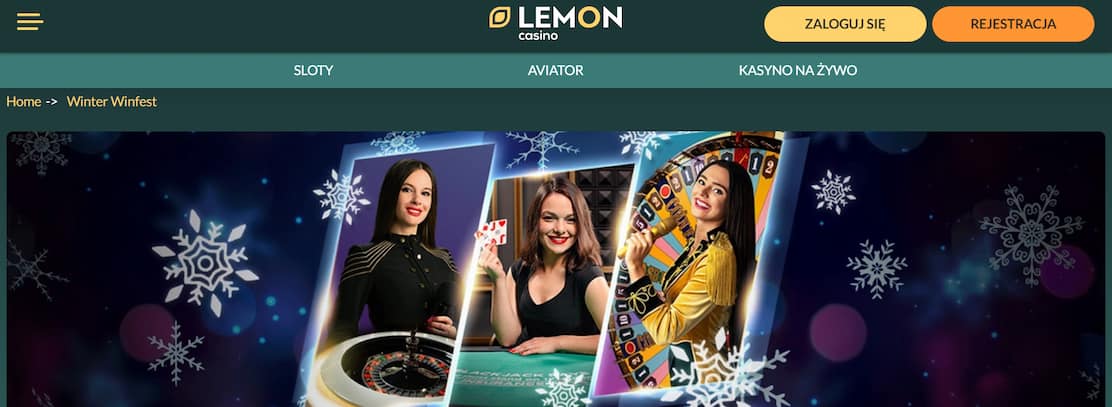 lemon kasyno bonus na święta kasyno live